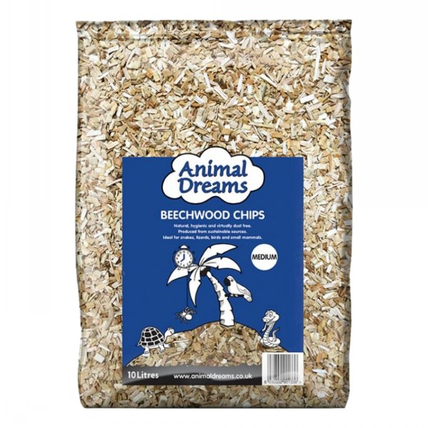 Beech Wood Chips Medium 10 Litre Cambers Country Store